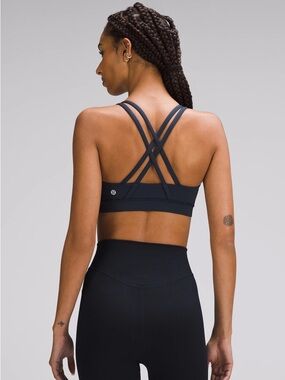 Lululemon True Navy Energy Bra Sz Large